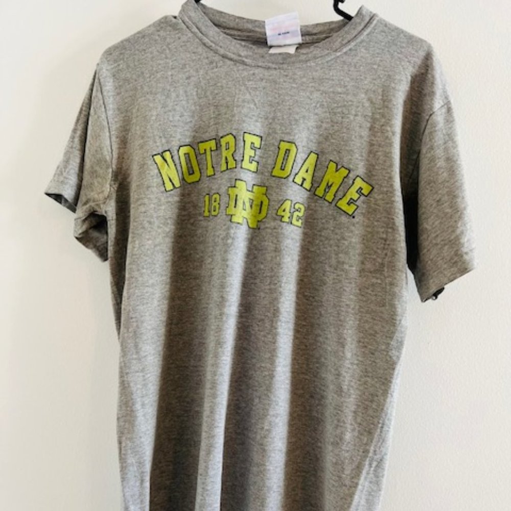 Unisex Notre Dame  Fighting Irish Tee Grey